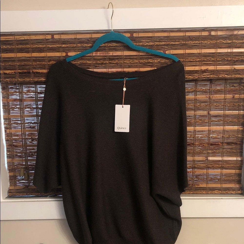 Quince sweater top soft cashmere feel